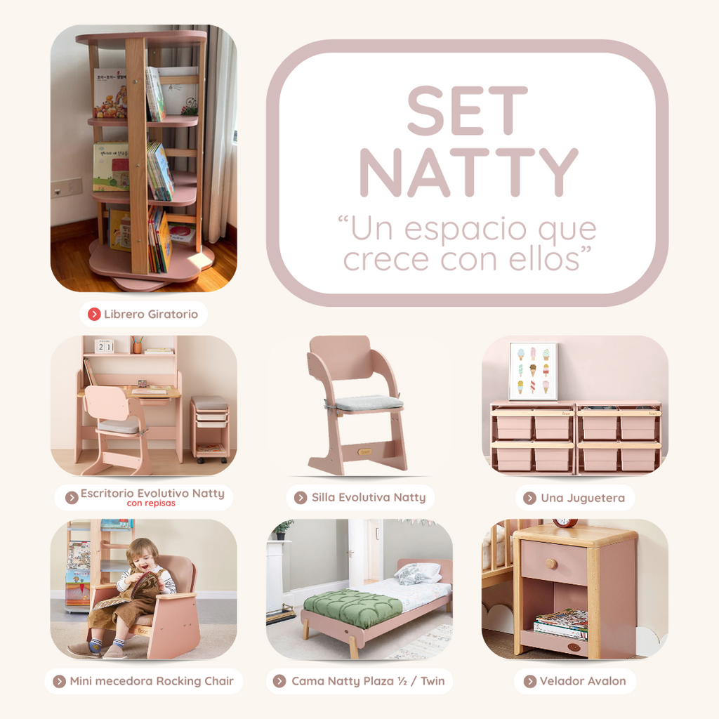 Set Natty Rosa
