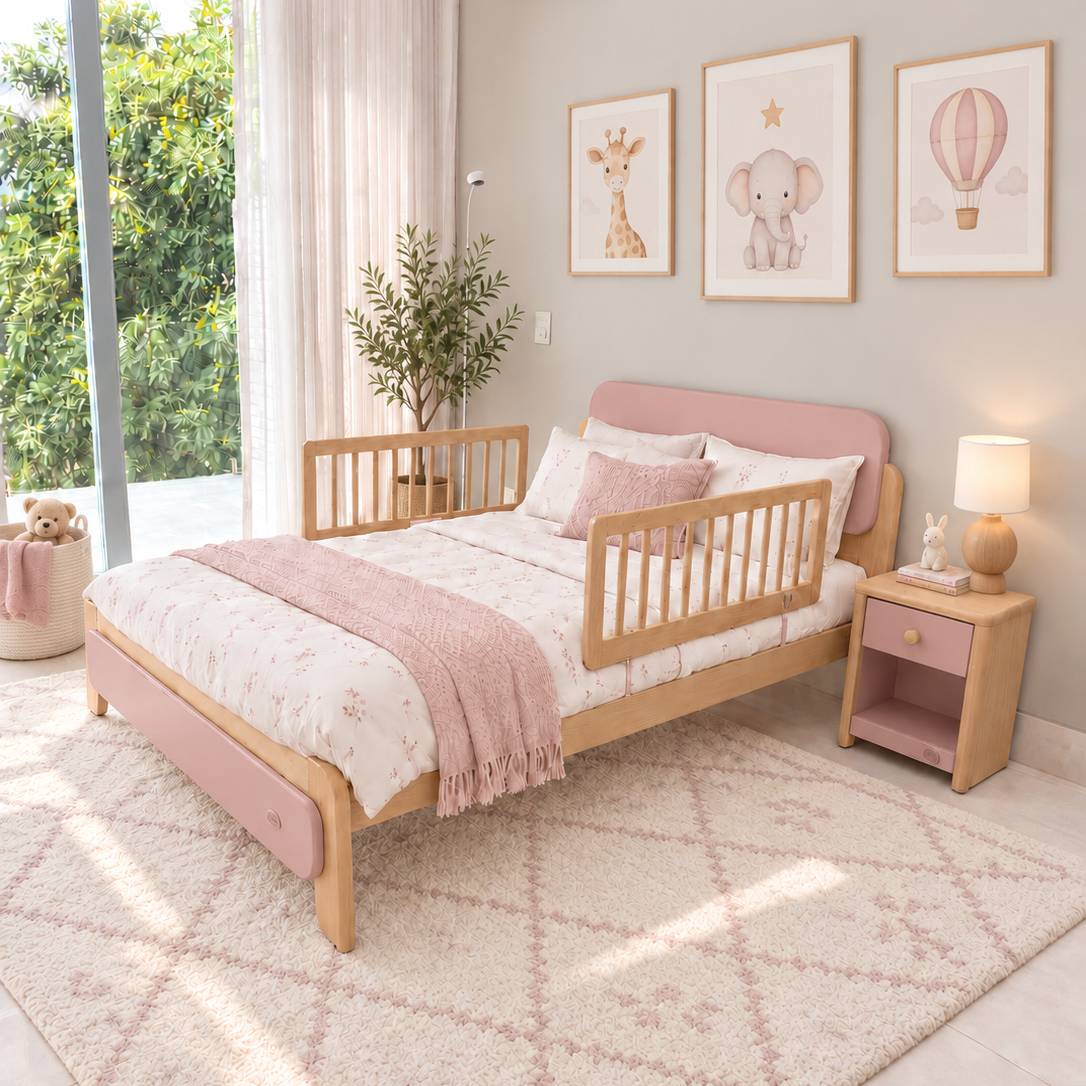 Cama Avalon con dos barandas de seguridad (ENTREGA A MEDIADOS DE OCTUBRE)