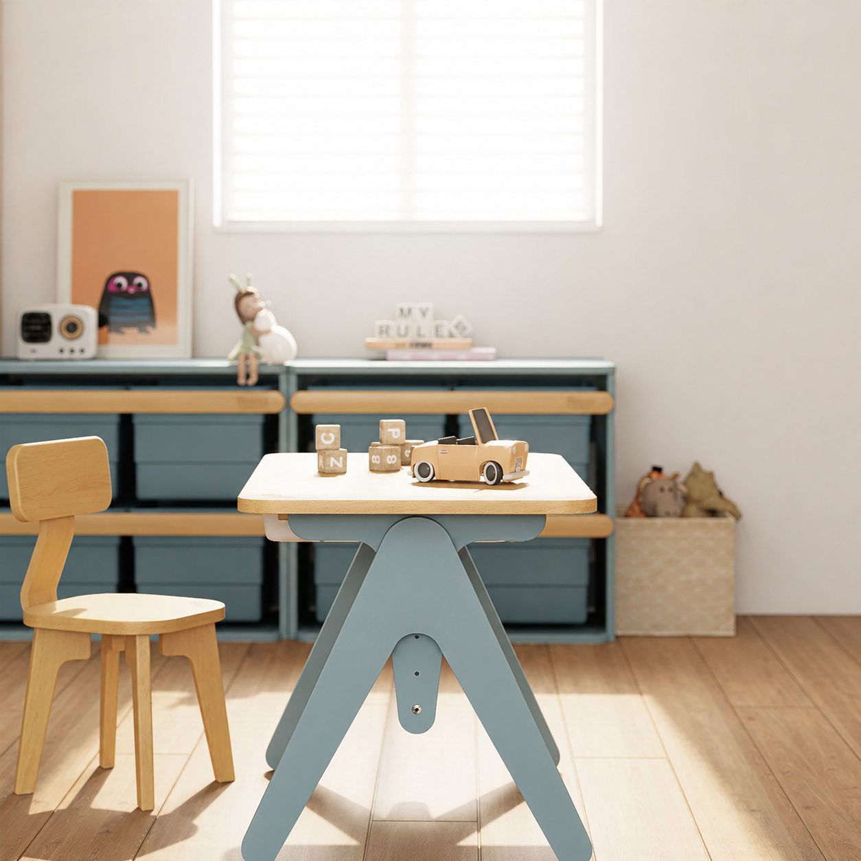 Tidy Learn Table / Mesa infantil evolutiva