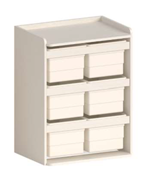 Organizador de 6 cajones