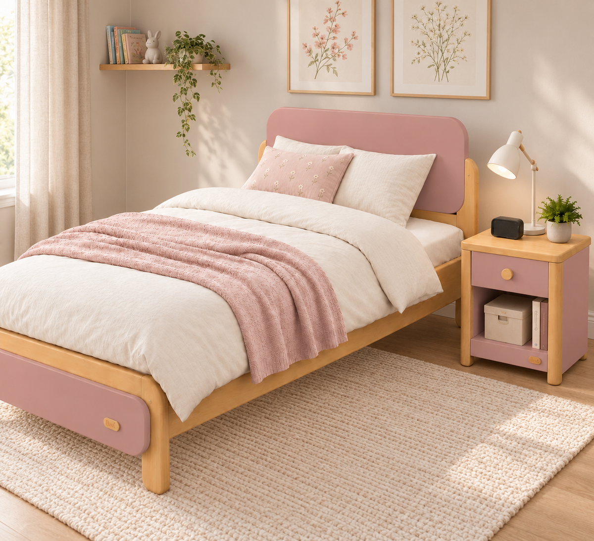 Cama Avalon con velador
