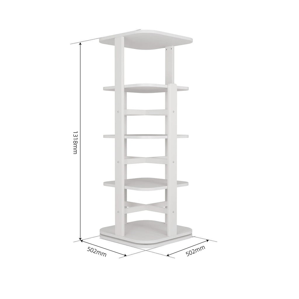 Tall Tidy Rotating Bookshelf