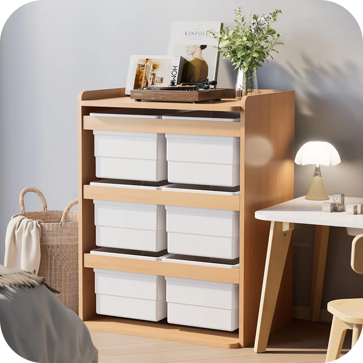 Organizador de 6 cajones