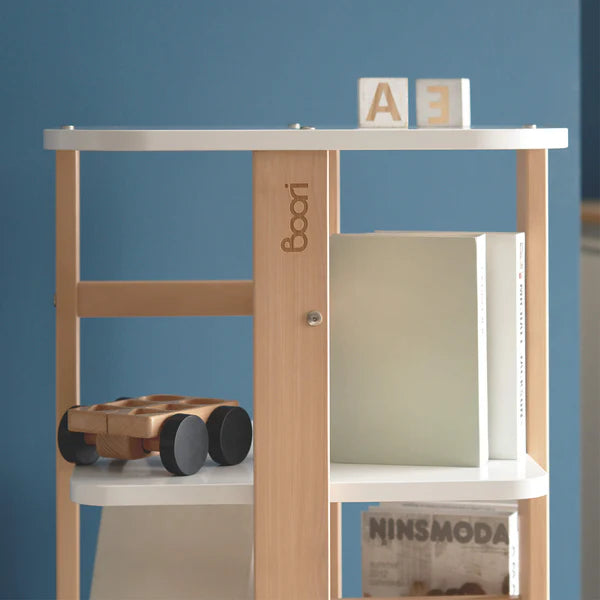 Tidy Rotating Bookshelf
