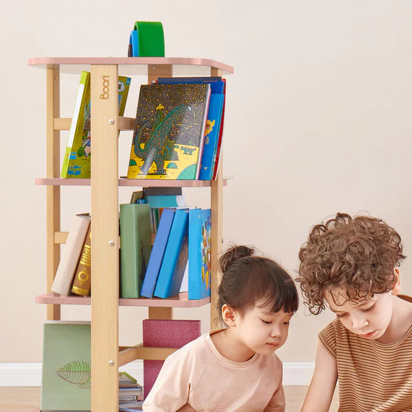 Tidy Rotating Bookshelf
