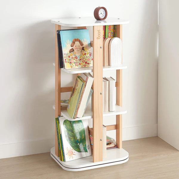 Tidy Rotating Bookshelf