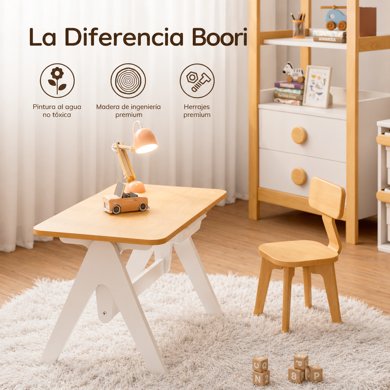 Tidy Learn Table / Mesa infantil evolutiva