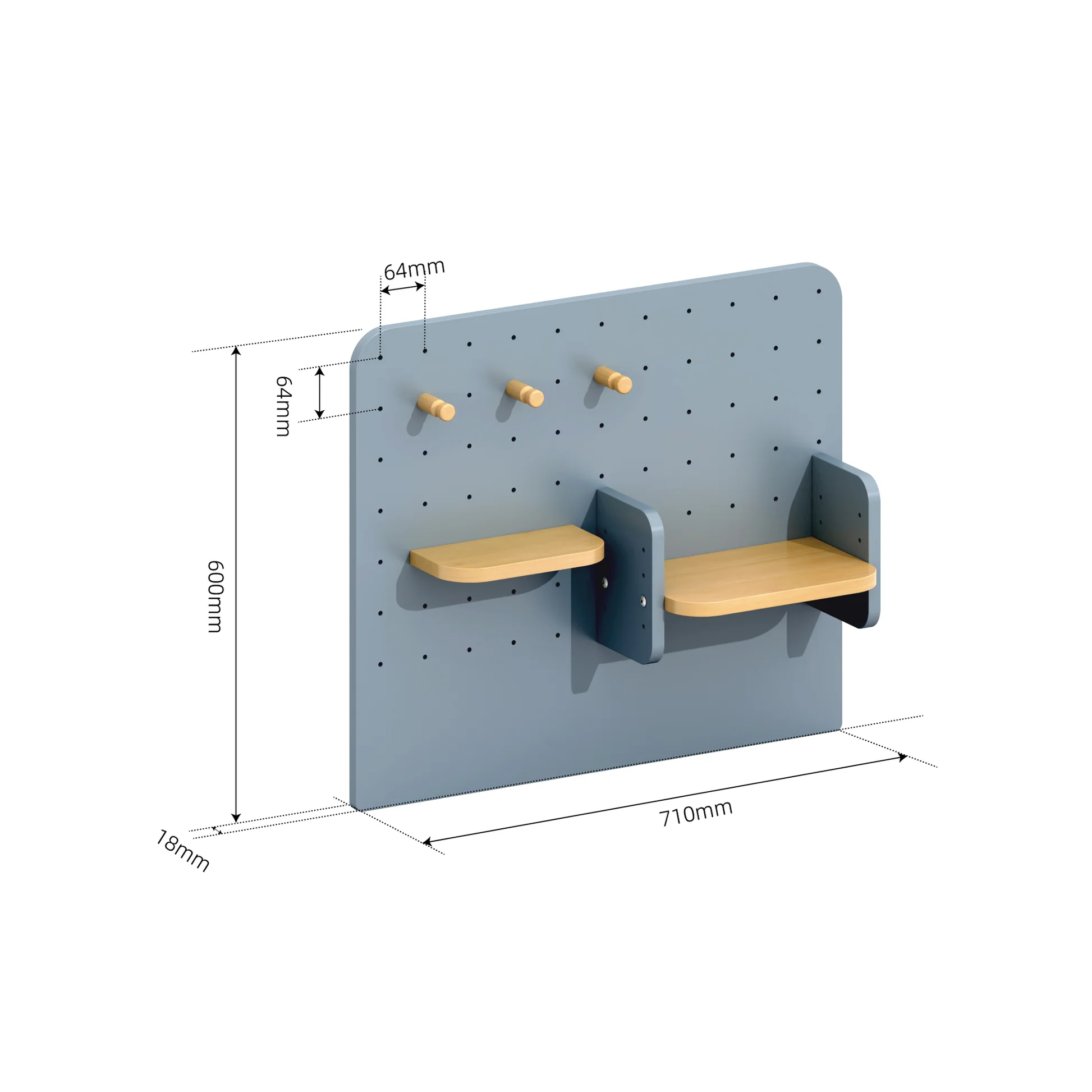 Pegboard para Juguetera (ENTREGA EN JUNIO)