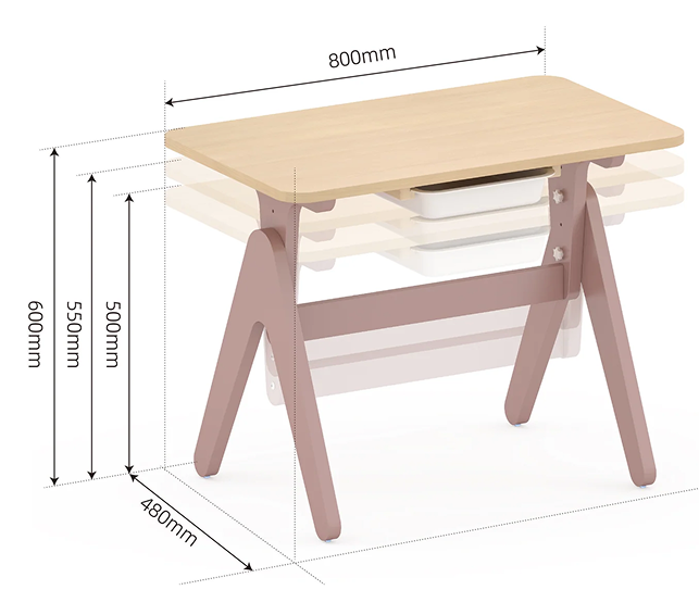 Tidy Learn Table / Mesa infantil evolutiva