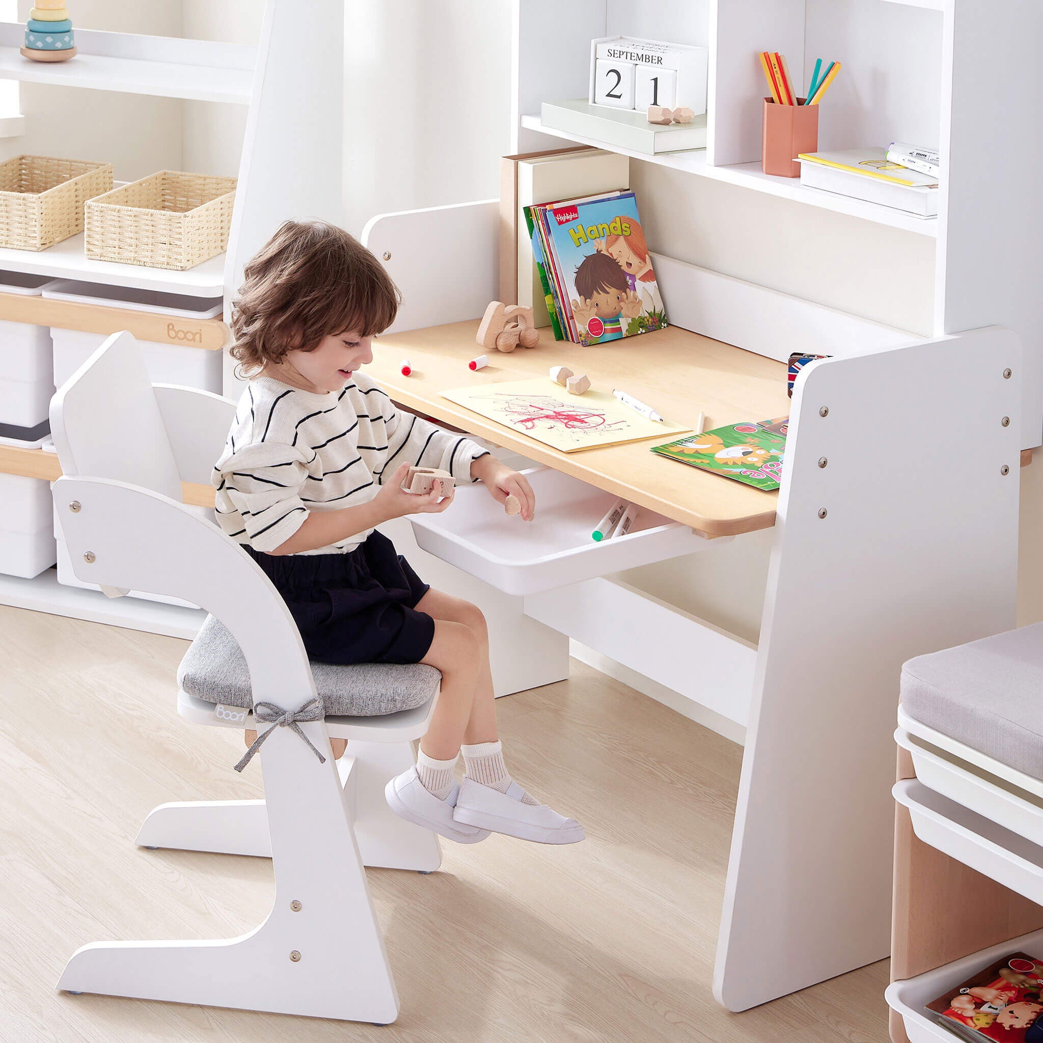 Set Escritorio Natty Con Silla